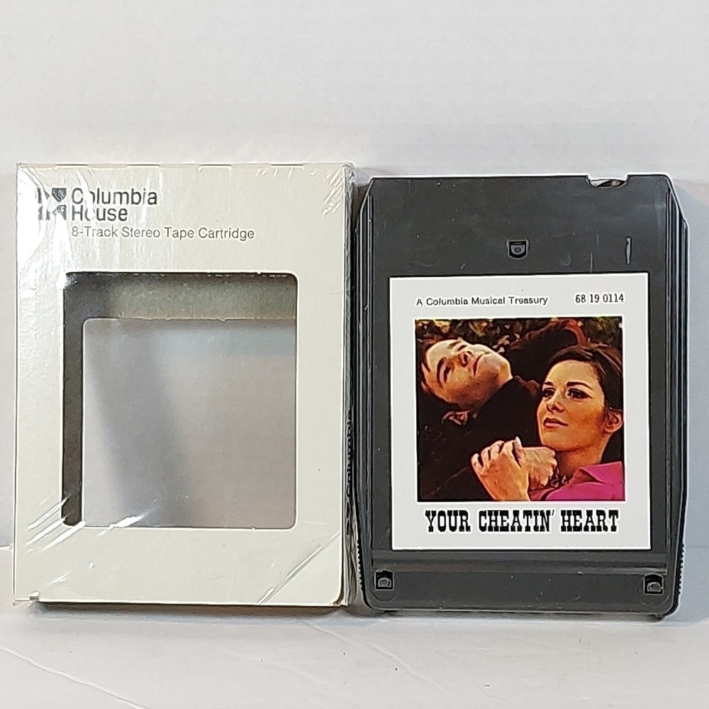 Columbia House 8-Track Tape by Hank Williams Your Cheating Heart